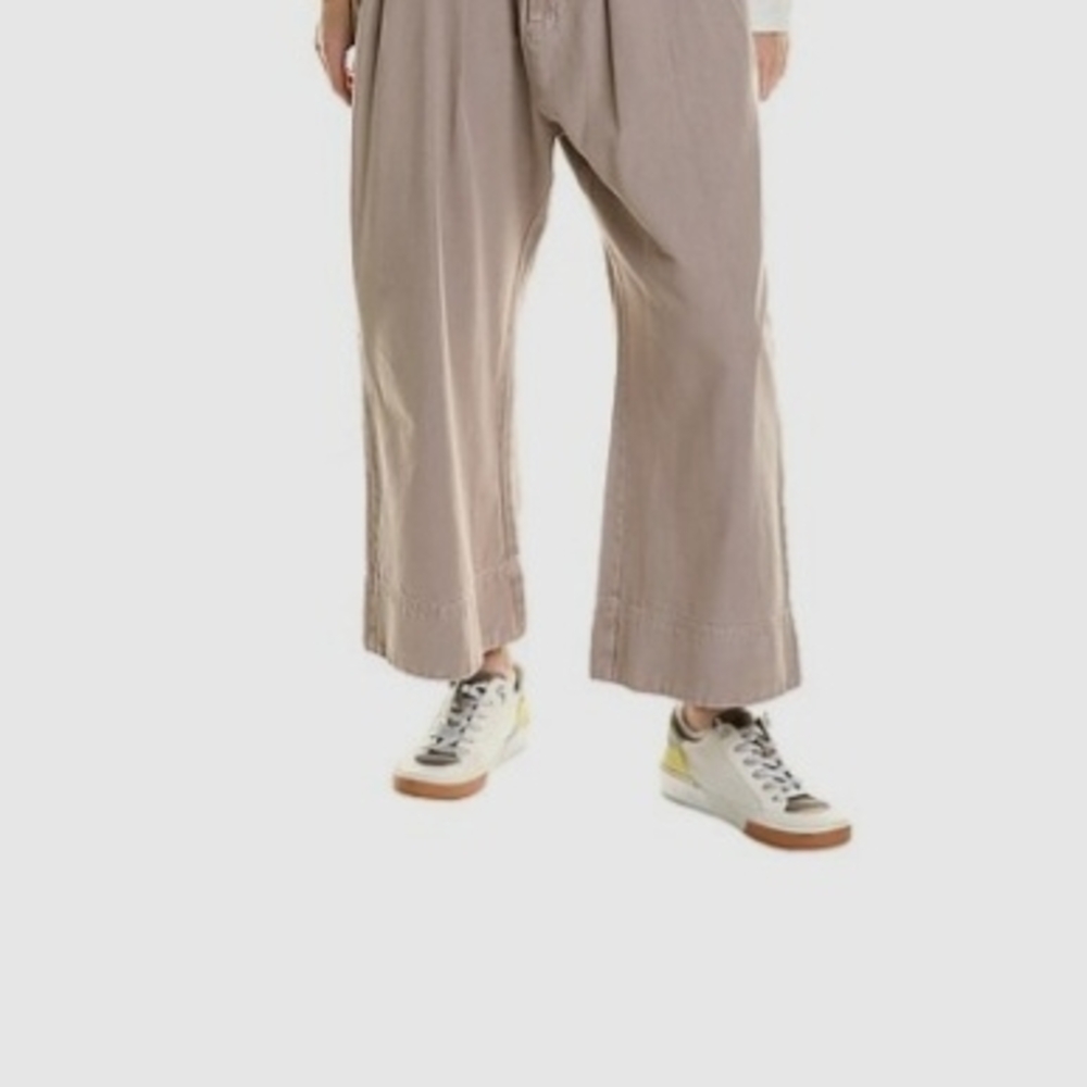 Beige Wide-Leg Pants. Sweet Talk Chino Newwith Tags